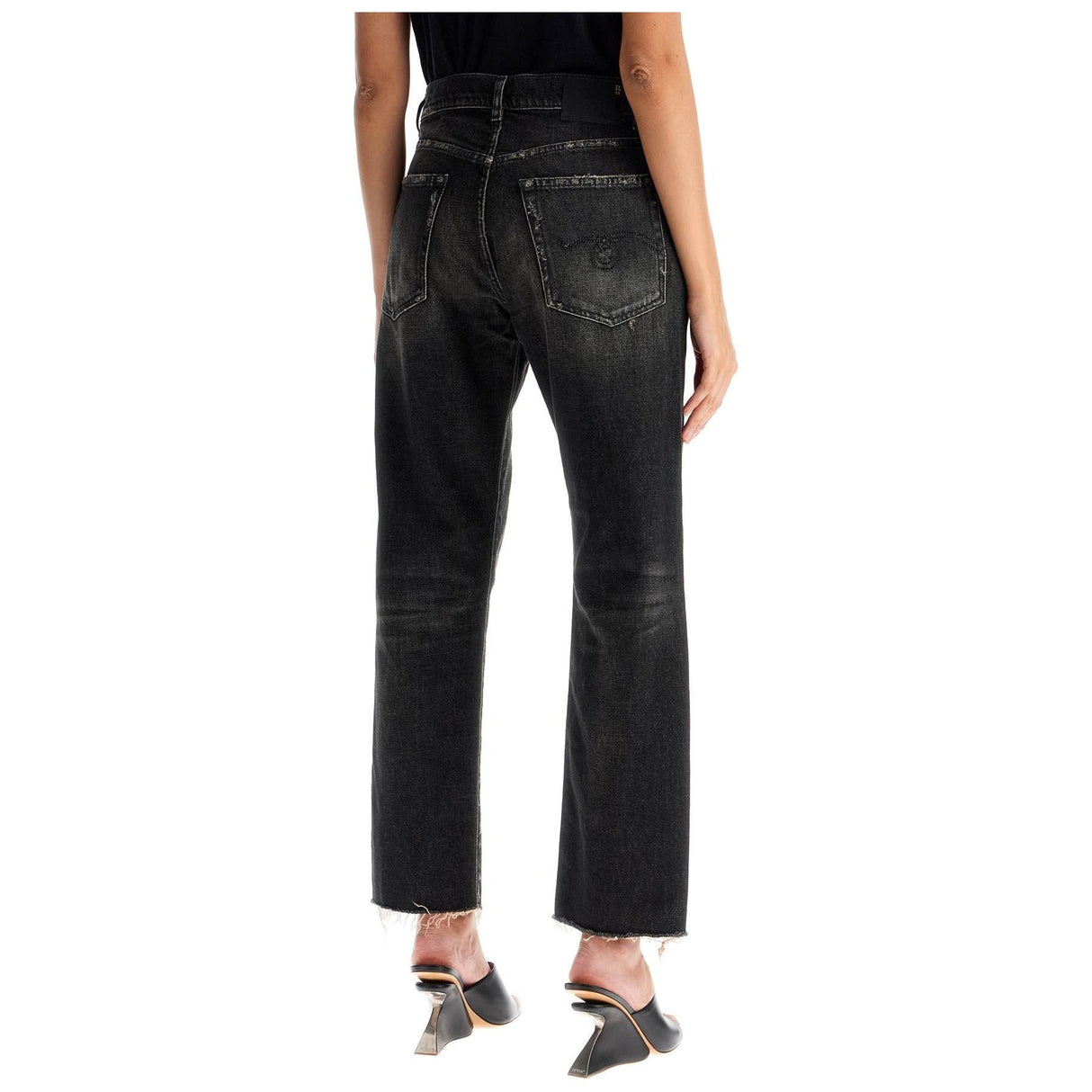 Stretch Cotton Boyfriend Jeans