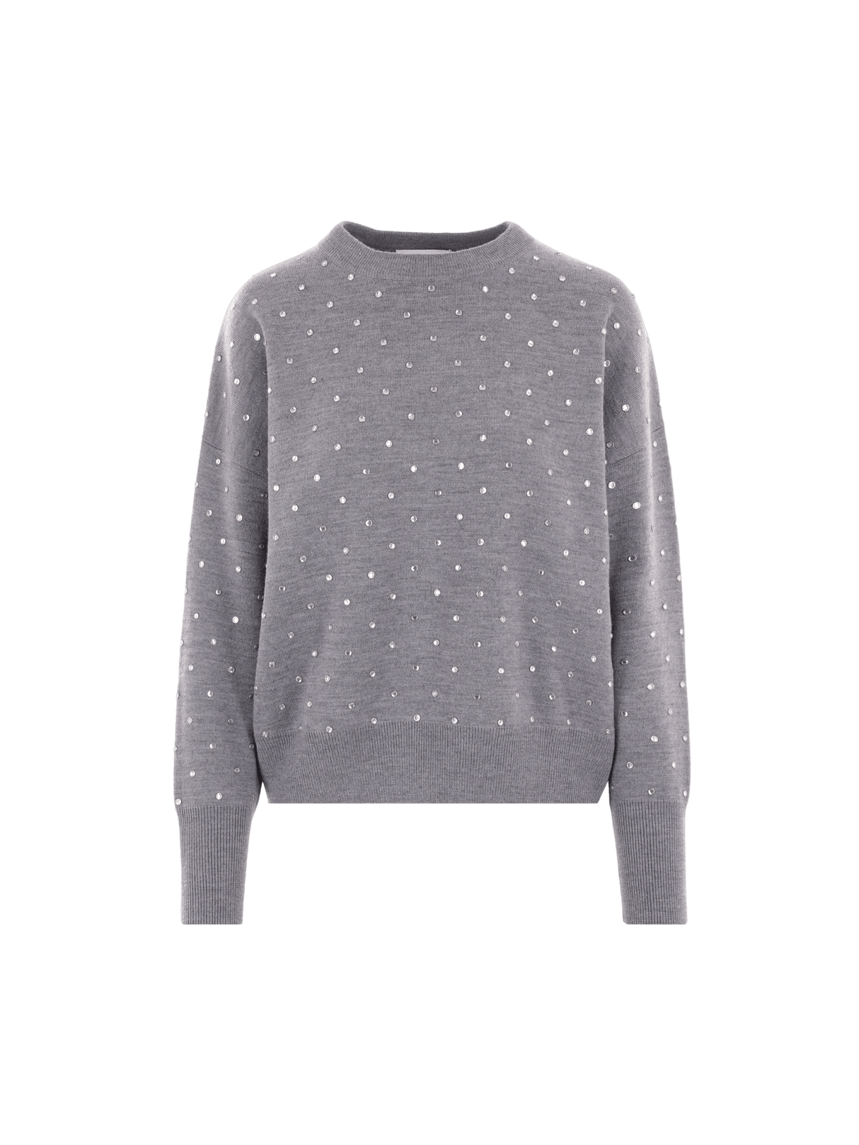 Crystal-embellished Wool Blend Sweater-RABANNE-JOHN JULIA