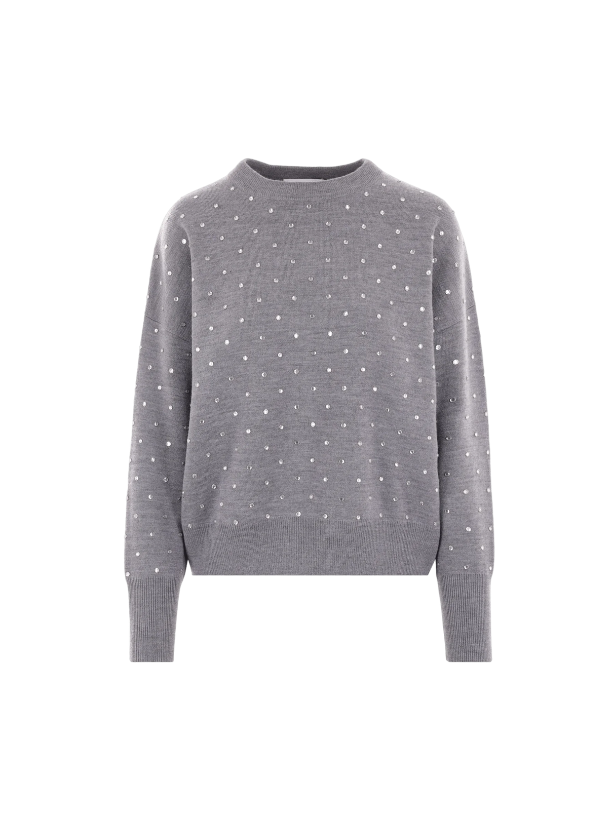 Crystal-embellished Wool Blend Sweater-RABANNE-JOHN JULIA