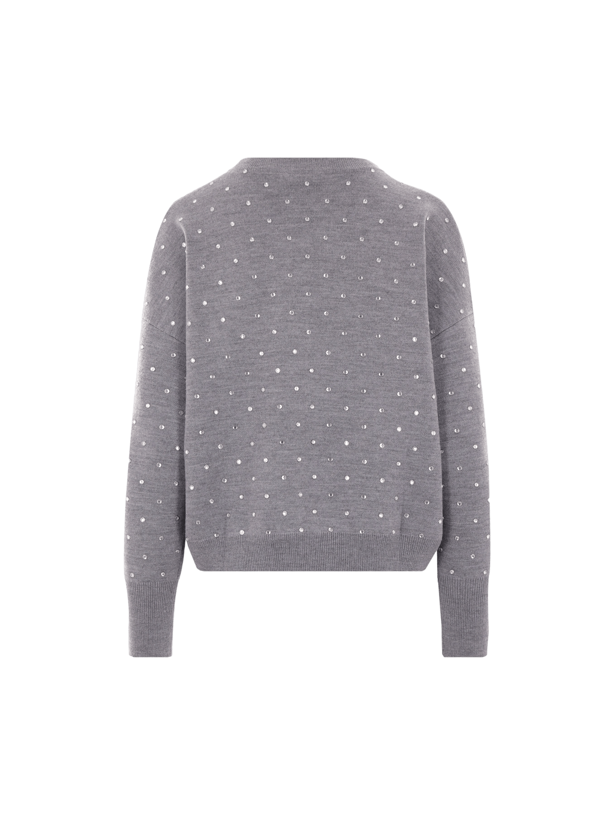 Crystal-embellished Wool Blend Sweater-RABANNE-JOHN JULIA