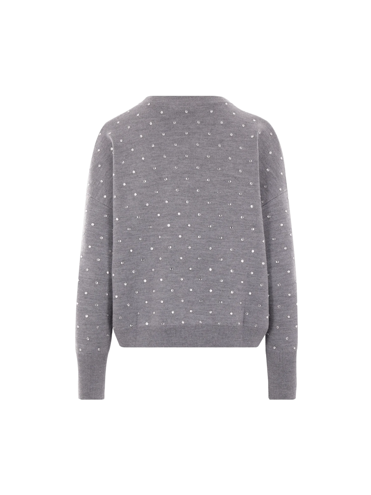 Crystal-embellished Wool Blend Sweater-RABANNE-JOHN JULIA