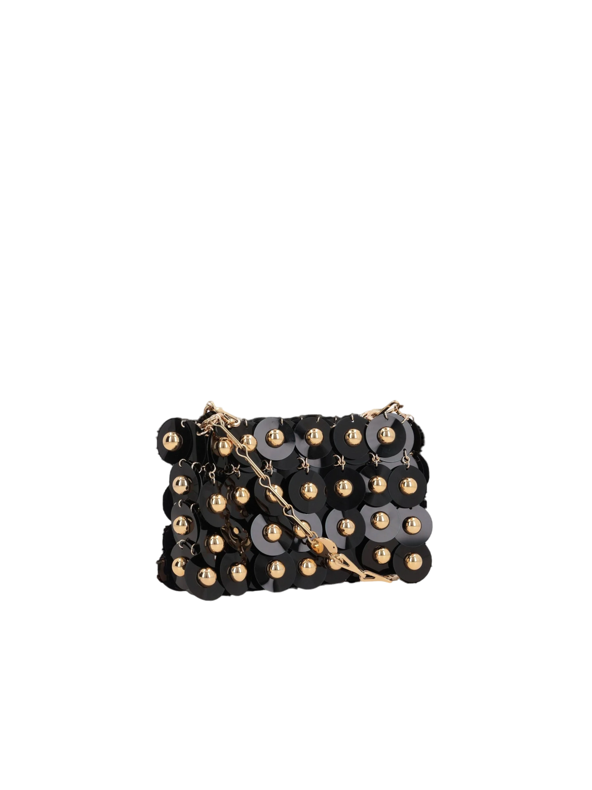 Sparkle Sequinned Nano Shoulder Bag-Rabanne-JOHN JULIA