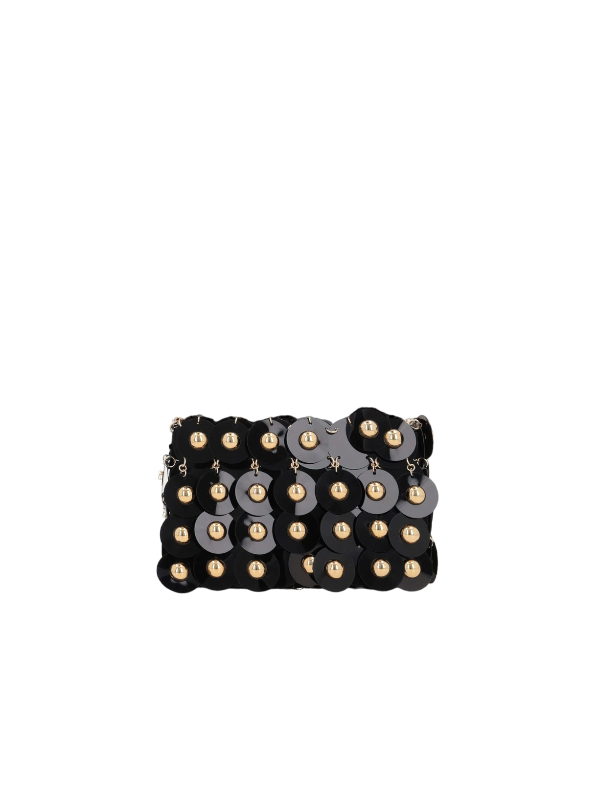 Sparkle Sequinned Nano Shoulder Bag-Rabanne-JOHN JULIA