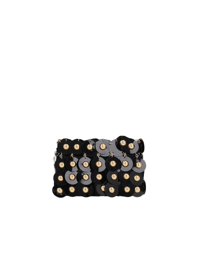 Sparkle Sequinned Nano Shoulder Bag-Rabanne-JOHN JULIA