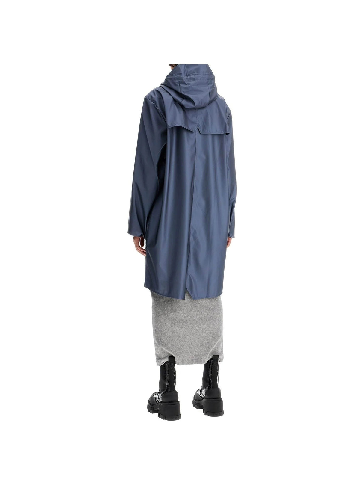 Long Hooded Rain Jacket-Rains-JOHN JULIA