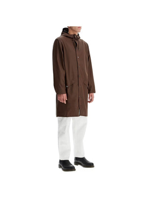 Long Hooded Rain Jacket-Rains-JOHN JULIA