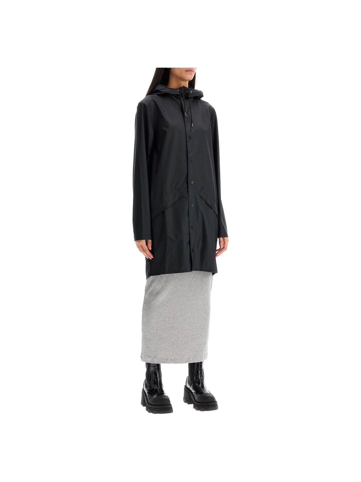 Long Waterproof Raincoat-Rains-JOHN JULIA