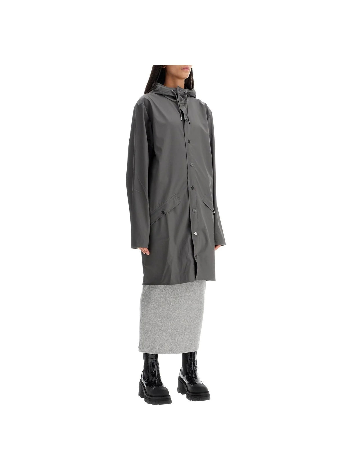 Long Waterproof Raincoat-Rains-JOHN JULIA