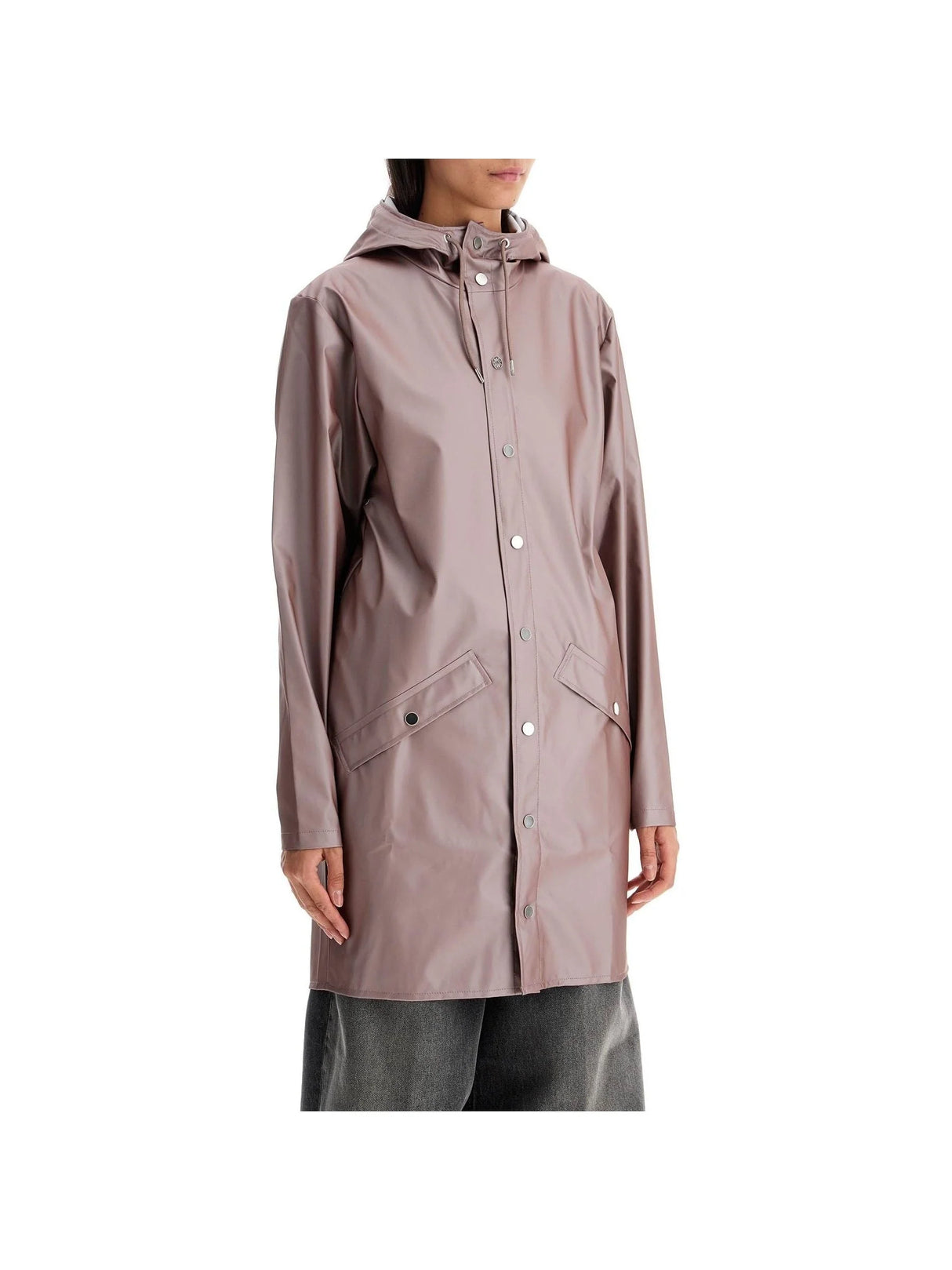 W3 Long Waterproof Jacket-Rains-JOHN JULIA