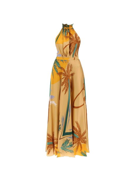 Giovanna Silk Satin Maxi Dress RAQUEL DINIZ JOHN JULIA.