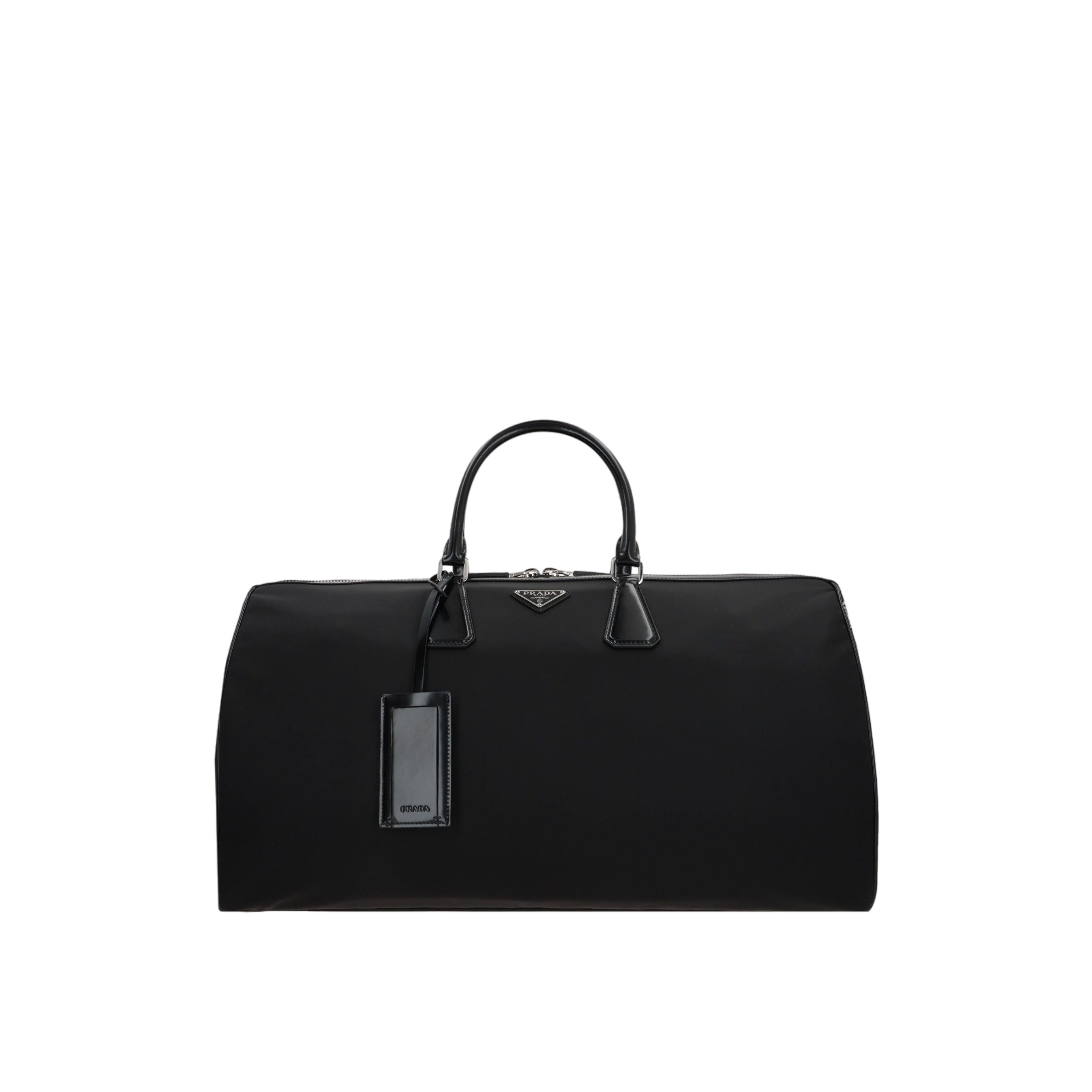 Re-Nylon and Brushed Leather Weekend Bag-PRADA-JOHN JULIA