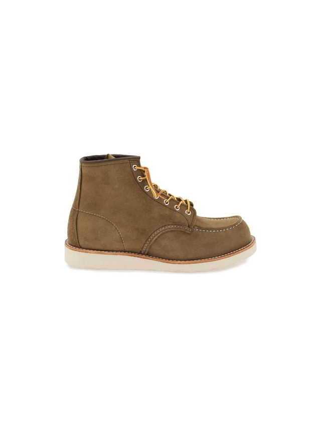 Olive Mohave 8881 6'' Classic Moc Toe Ankle Boots.