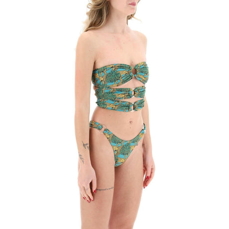 Jungle Fever Green Cage Bikini Set REINA OLGA JOHN JULIA.