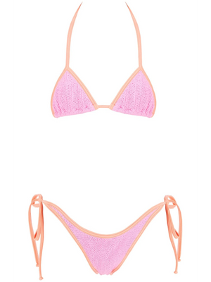 La Lupa Ribbed Bikini Set-Reina Olga-JOHN JULIA