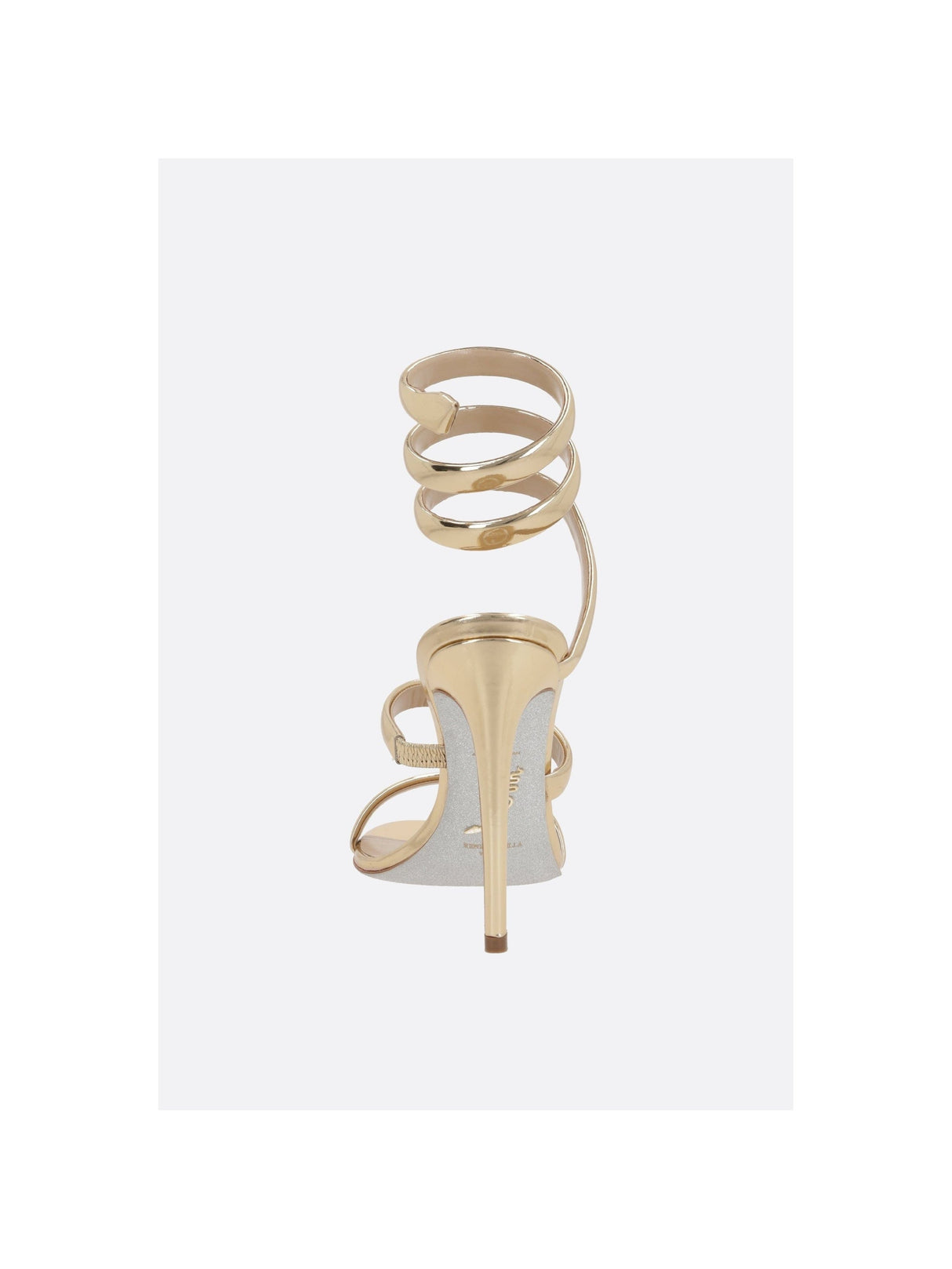 Laminated Leather Cleo Sandals-RENÉ CAOVILLA-JOHN JULIA