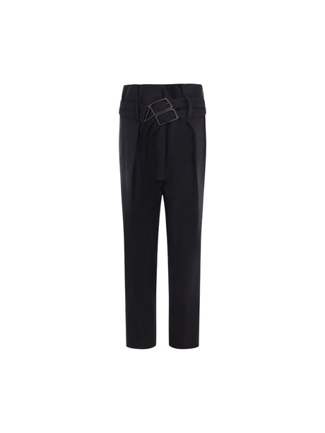 Dixon Wool Checkered Pants-Rev-JOHN JULIA