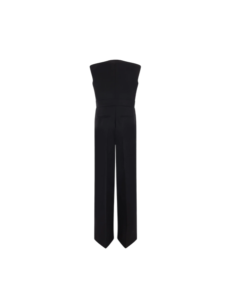 Ward Wool Sleeveless Jumpsuit-REV-JOHN JULIA