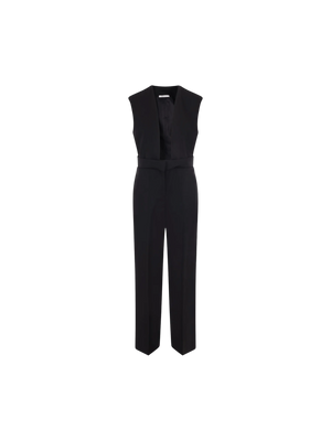 Ward Wool Sleeveless Jumpsuit-REV-JOHN JULIA