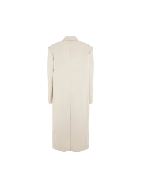 Oversize Wool Blend Coat-Rev-JOHN JULIA