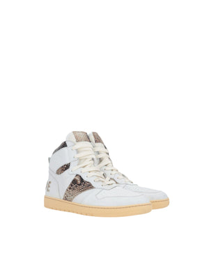 Rhecess Smooth Leather High-top Sneakers-RHUDE-JOHN JULIA