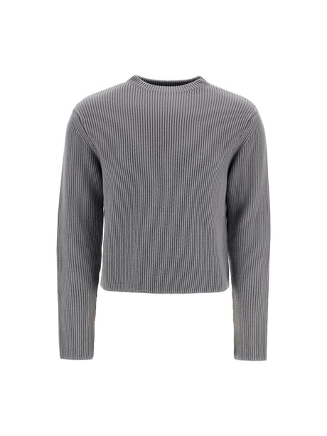 Ribbed Wool Pullover Sweater