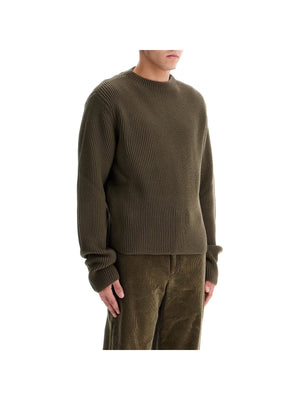 Ribbed Wool Pullover Sweater