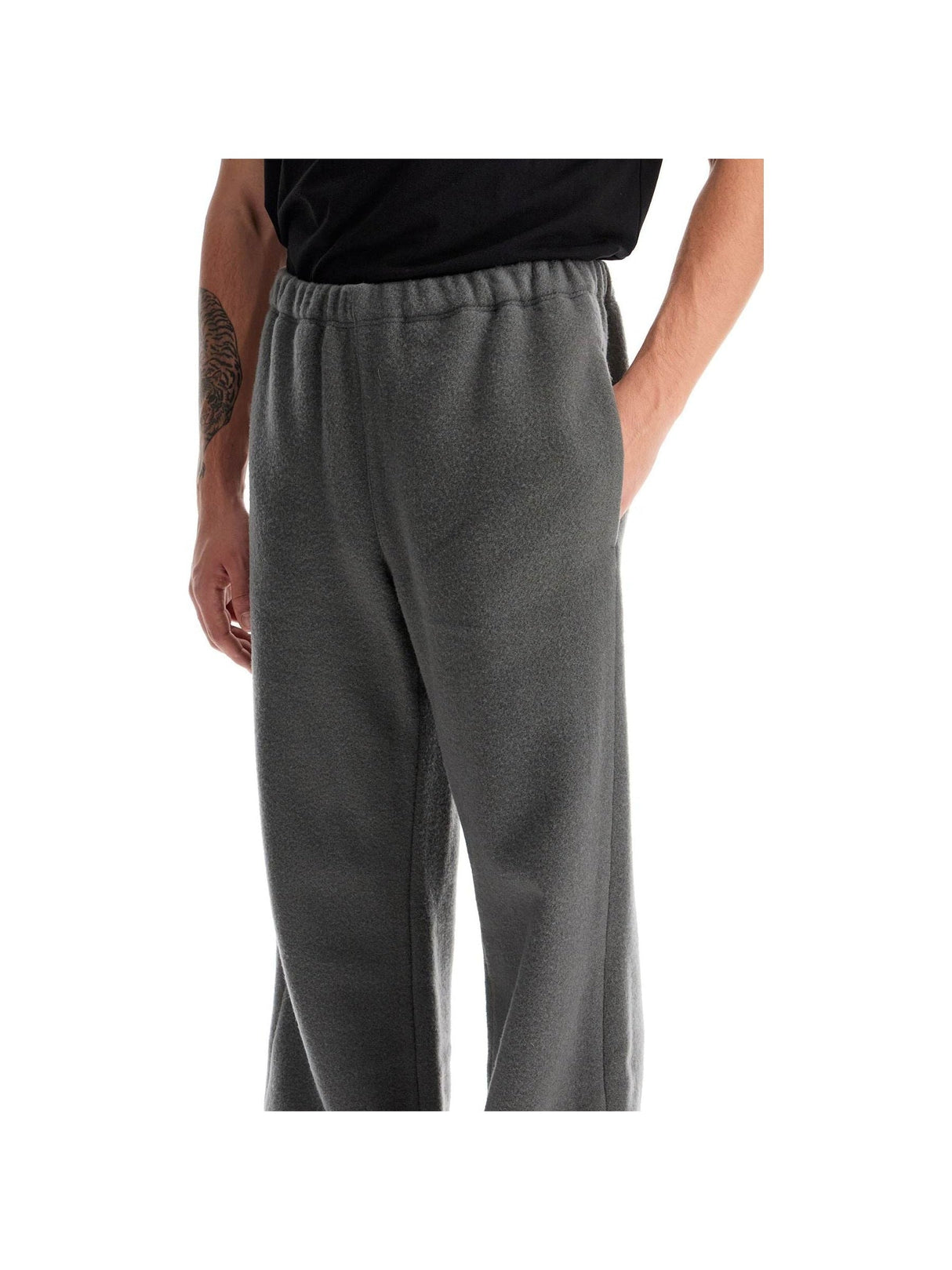 Wool Fleece Joggers For Warmth