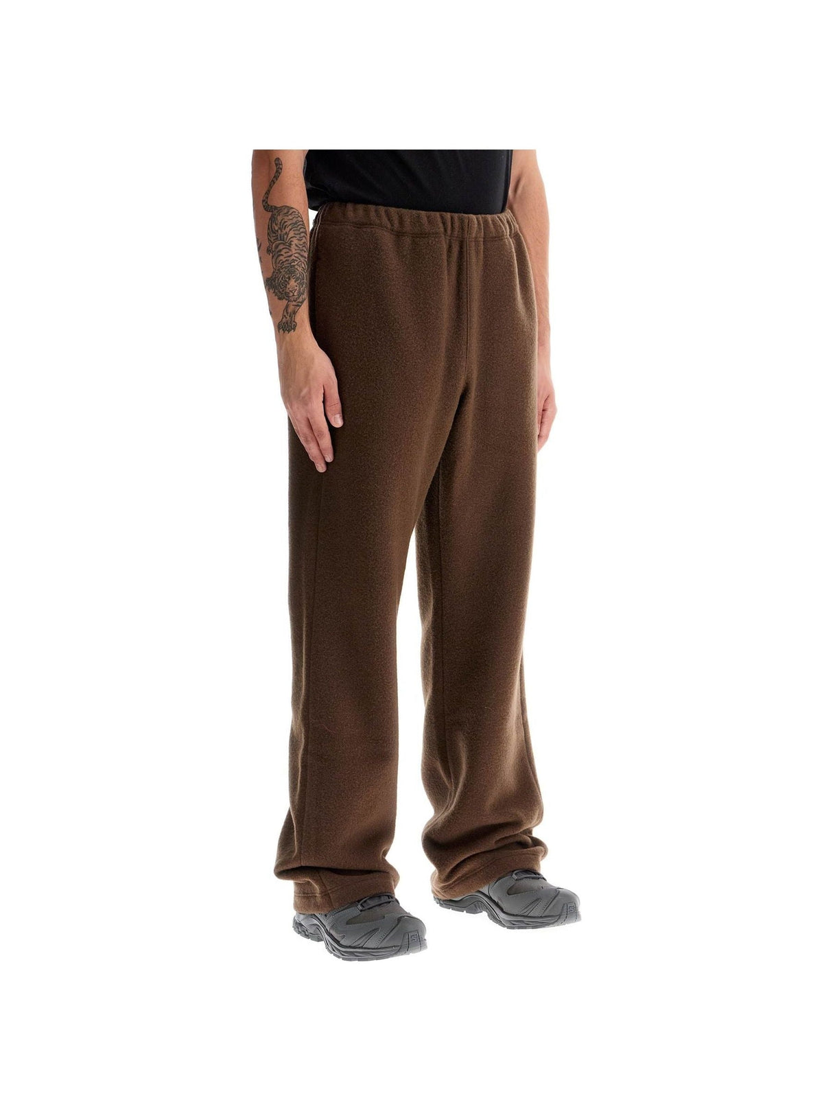 Wool Fleece Joggers For Warmth