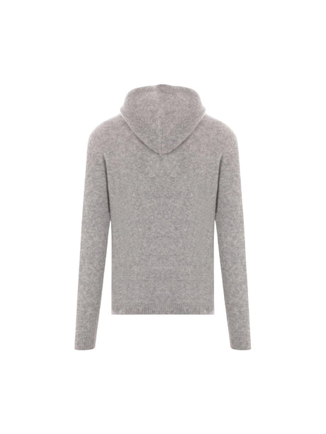 Cashmere and Silk Hooded Sweater-ROBERTO COLLINA-JOHN JULIA