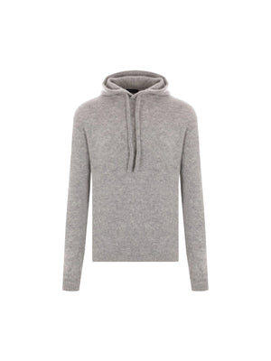 Cashmere and Silk Hooded Sweater-ROBERTO COLLINA-JOHN JULIA