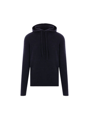 Cashmere and Silk Hooded Sweater-ROBERTO COLLINA-JOHN JULIA