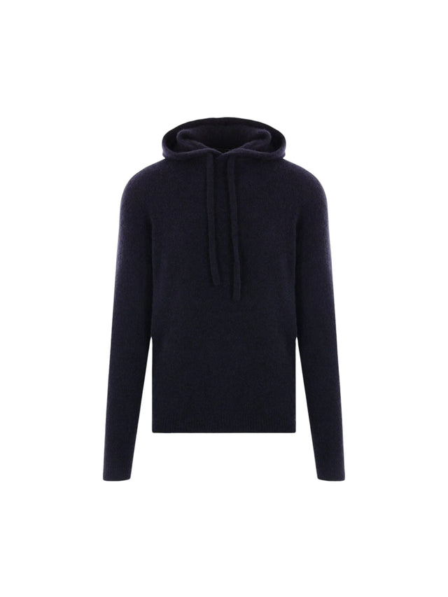 Cashmere and Silk Hooded Sweater-ROBERTO COLLINA-JOHN JULIA