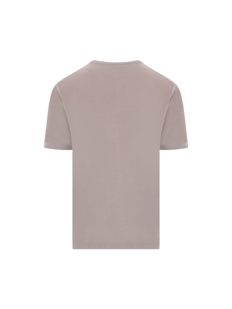 ROBERTO COLLINA-Cotton Knit T-shirt-JOHN JULIA