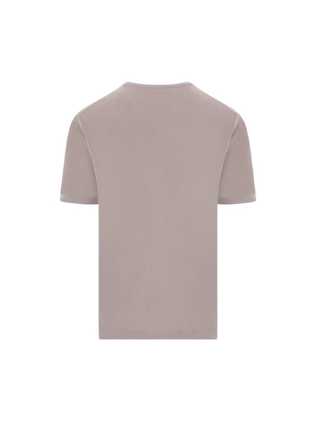 ROBERTO COLLINA-Cotton Knit T-shirt-JOHN JULIA