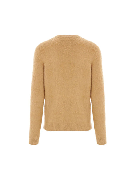 Frosted Cotton Blend Sweater-ROBERTO COLLINA-JOHN JULIA