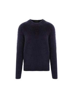 Frosted Cotton Blend Sweater-ROBERTO COLLINA-JOHN JULIA