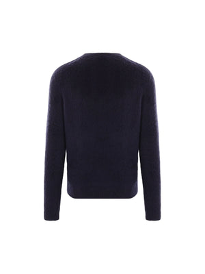 Frosted Cotton Blend Sweater-ROBERTO COLLINA-JOHN JULIA