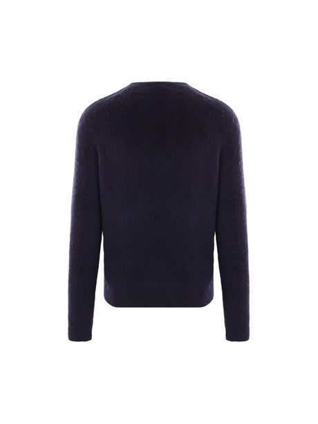 Frosted Cotton Blend Sweater-ROBERTO COLLINA-JOHN JULIA