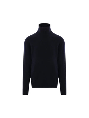 Turtleneck Wool Cashmere Sweater-Roberto Collina-JOHN JULIA