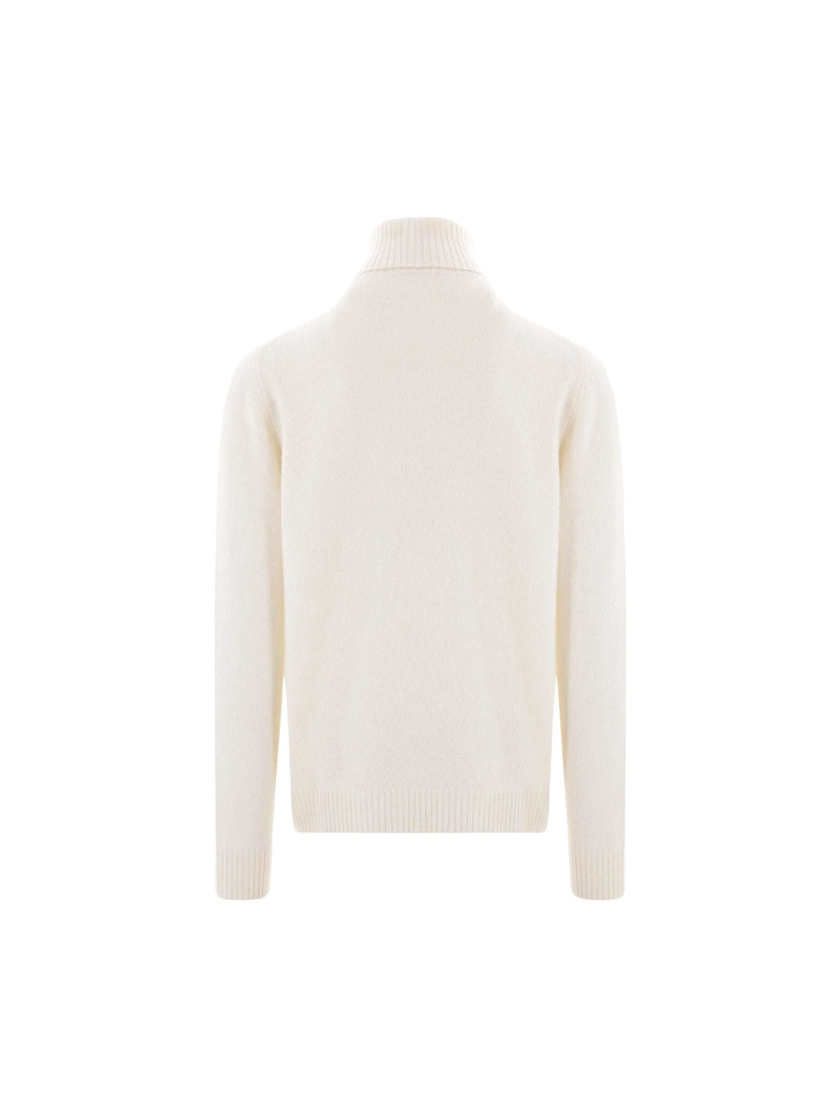 Turtleneck Wool Cashmere Sweater-Roberto Collina-JOHN JULIA