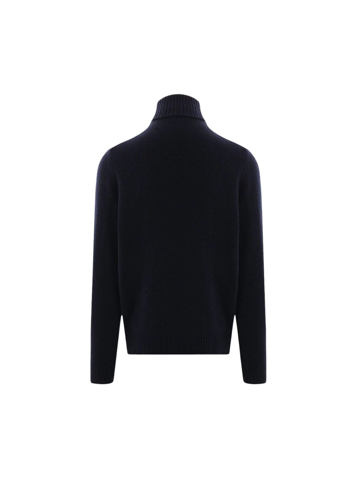 Turtleneck Wool Cashmere Sweater-Roberto Collina-JOHN JULIA