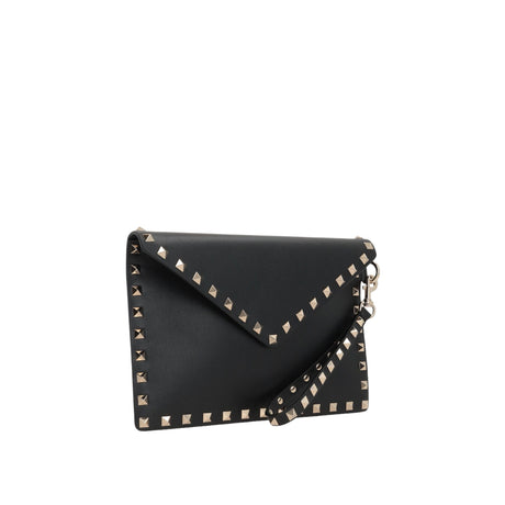 Rockstud Smooth Leather Pouch-VALENTINO GARAVANI-JOHN JULIA