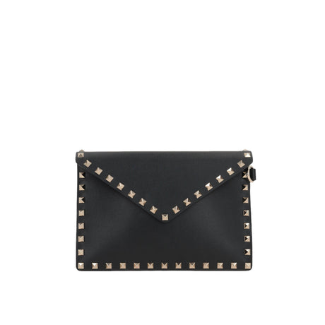 Rockstud Smooth Leather Pouch-VALENTINO GARAVANI-JOHN JULIA