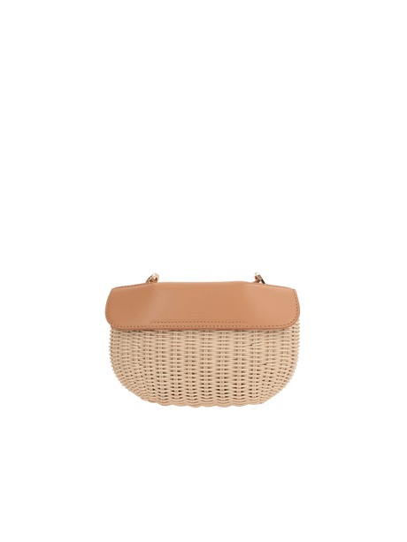 Eloise Willow and Leather Crossbody Bag-RODO-JOHN JULIA