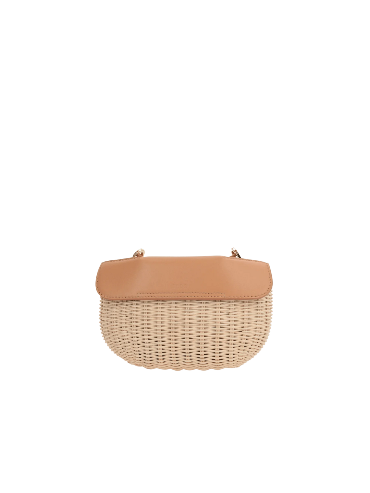 Eloise Willow and Leather Crossbody Bag-RODO-JOHN JULIA