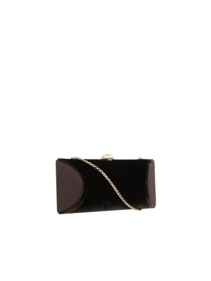 Tube Plus Velvet Satin Clutch-RODO-JOHN JULIA