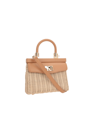 Willow and Smooth Leather Paris Small Handbag-RODO-JOHN JULIA