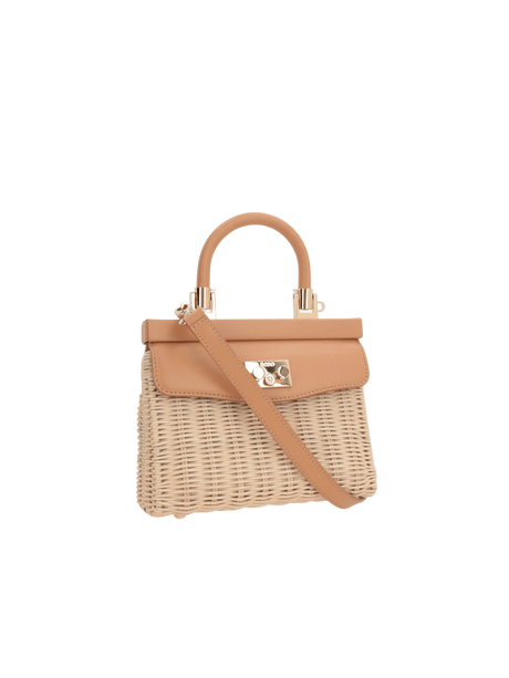 Willow and Smooth Leather Paris Small Handbag-RODO-JOHN JULIA