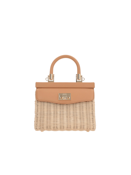 Willow and Smooth Leather Paris Small Handbag-RODO-JOHN JULIA