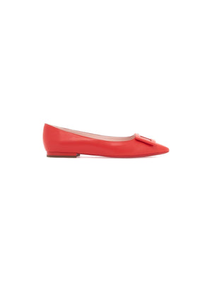 ROGER VIVIER-Gommettine Nappa Leather Ballerinas-JOHN JULIA